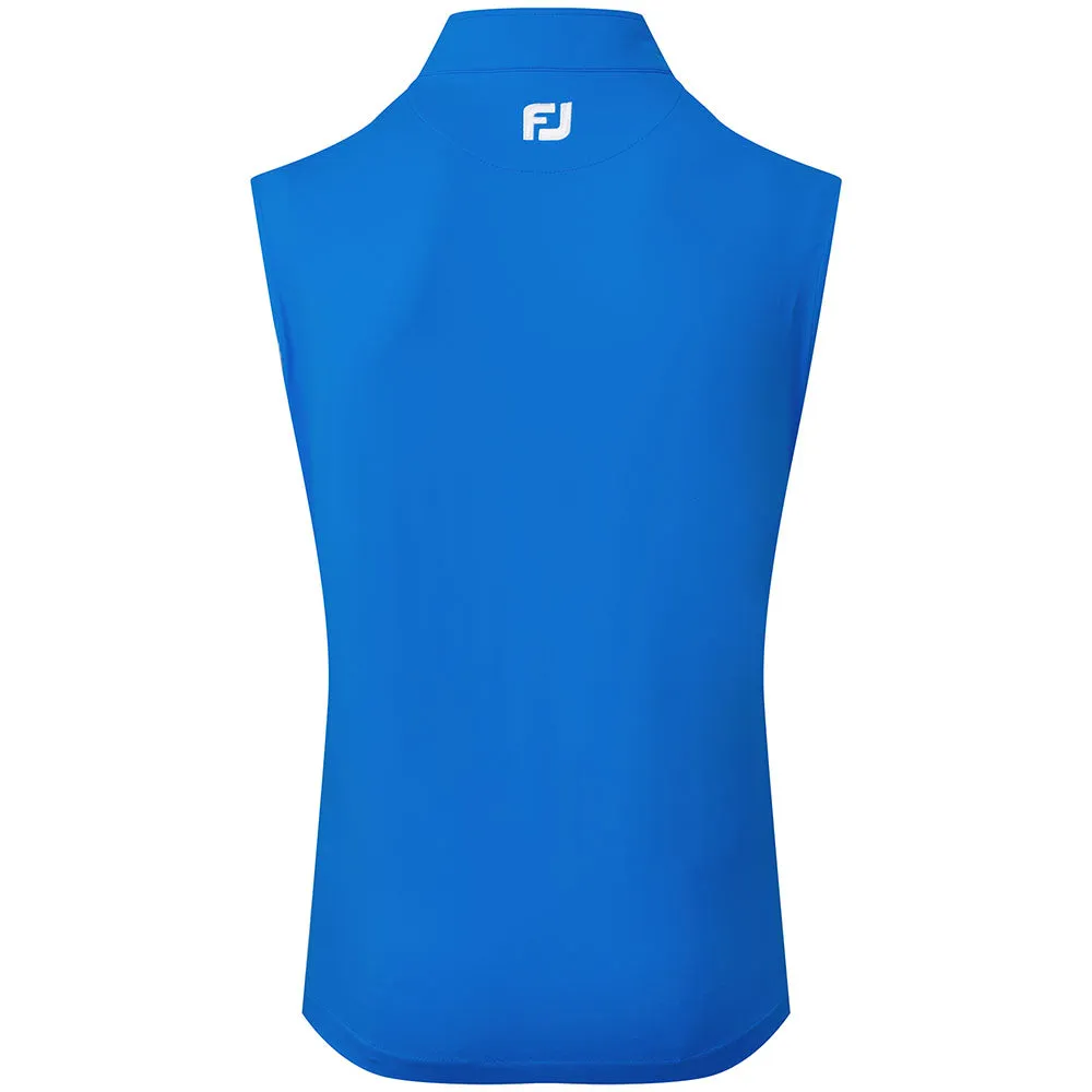 FootJoy Full Zip Knit Vest - Cobalt Resilience without buttons