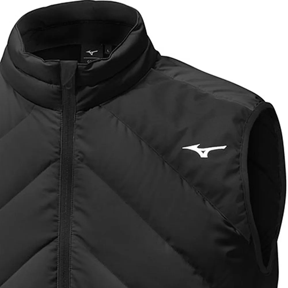 Mizuno Breath Thermo Move Down Gilet - Black hypoallergenic material