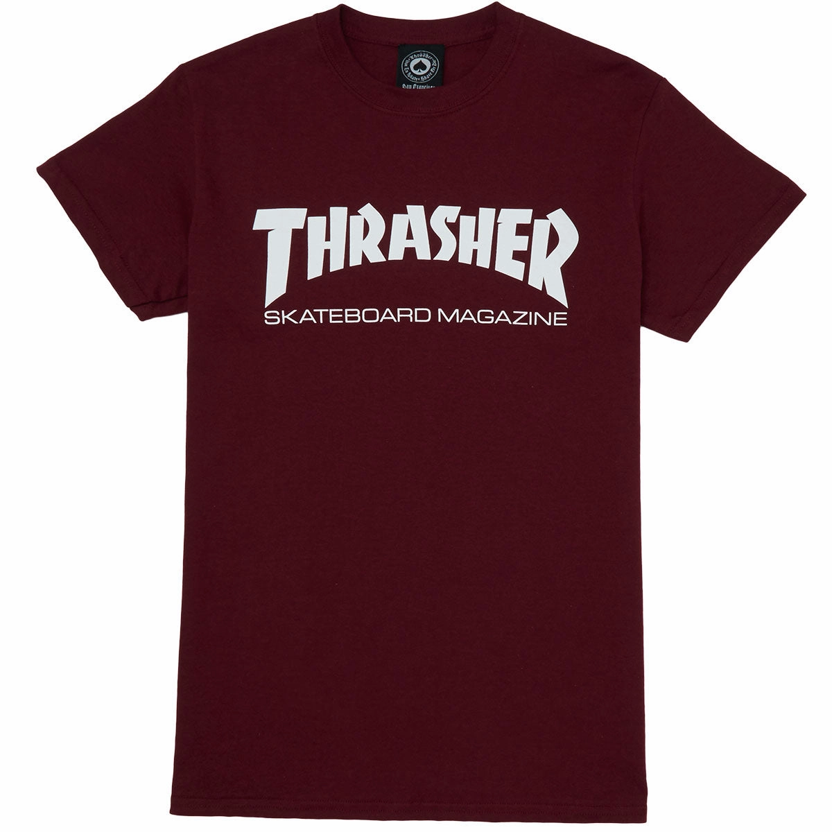 Thrasher Skate Mag T-Shirt - Maroon Simple Wear
