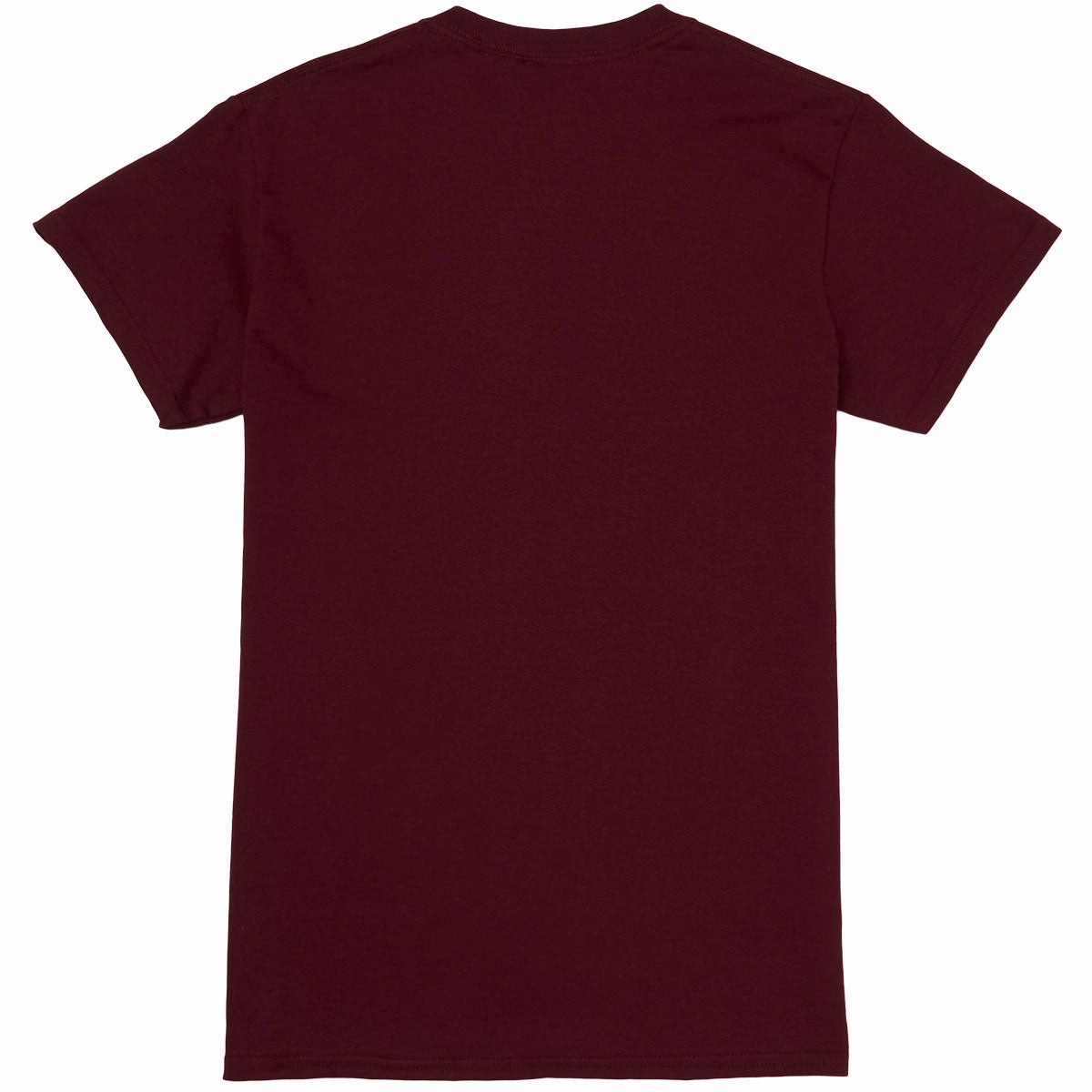 V-Neck Comfort Style Thrasher Skate Mag T-Shirt - Maroon