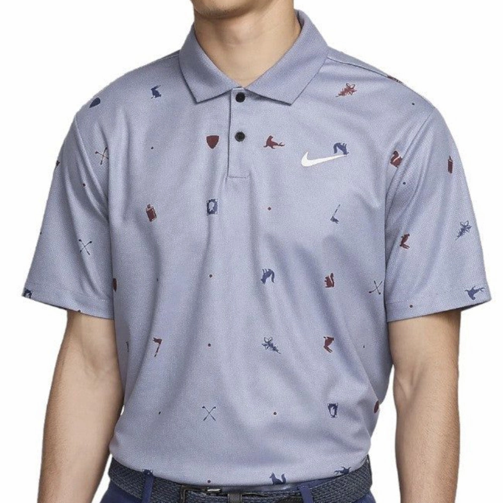 Light Outfit Nike Tour Dri-FIT Polo Shirt - Light Carbon/White