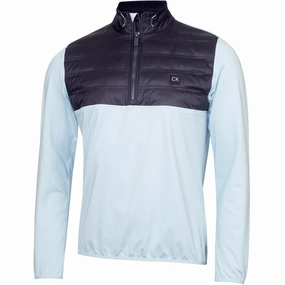 Calvin Klein Rangewood 1/2 Zip Hybrid Pullover - Blue product neon energy