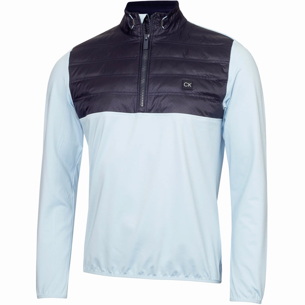 Calvin Klein Rangewood 1/2 Zip Hybrid Pullover - Blue product neon energy