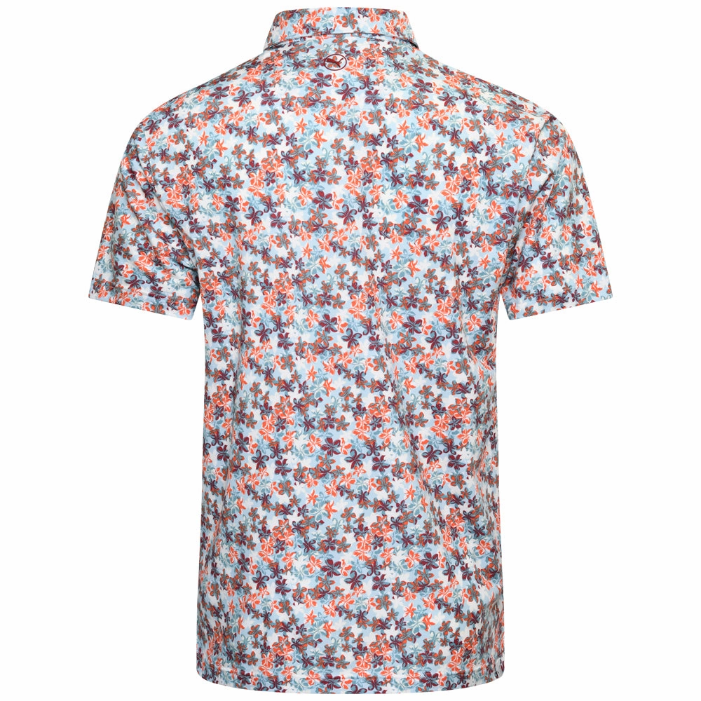 Puma MATTR Lillie Polo Shirt - Redmazing/Silver Sky Simple Fit