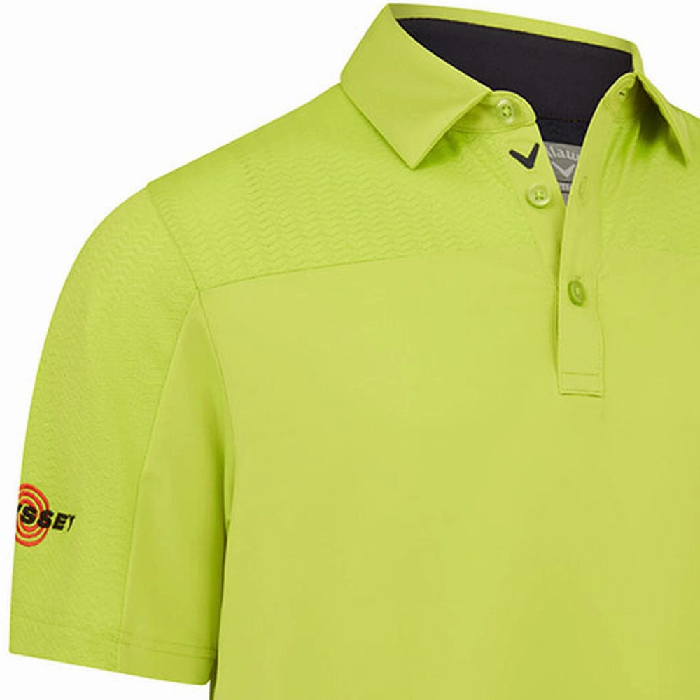 Callaway Odyssey Ventilated Block Polo Shirt - Surreal Green Active Trend Look