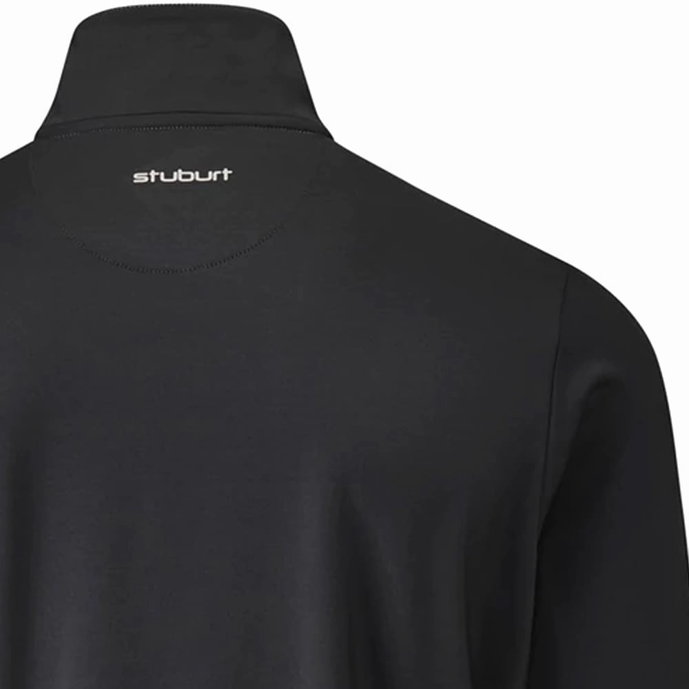 Weekend Ready Stuburt Reynold 1/2 Zip Pullover - Black/Slate Grey