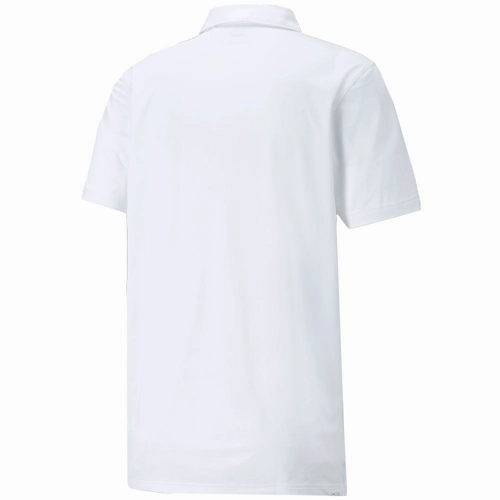 Fresh Trend SunProtectionFabric Puma MATTR Canyon Polo Shirt - Bright White/Bright Cobalt