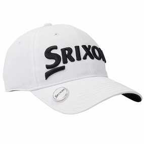 Pastel Shade Srixon Ball Marker Cap - White/Black