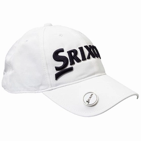 Srixon Ball Marker Cap - White/Navy Trail Ready