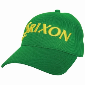 Compact Wear Statement Accessory Srixon One Touch Cap - Green/Yellow