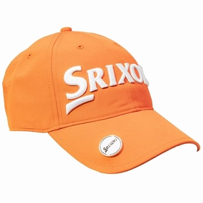 Srixon Ball Marker Cap - Orange/White Protection From Sun