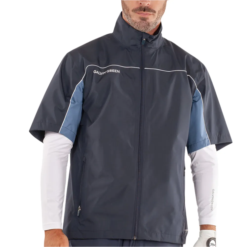 StretchableMaterial QuickRelease Buckles Galvin Green Air Waterproof Jacket - Navy/Moonlight Blue