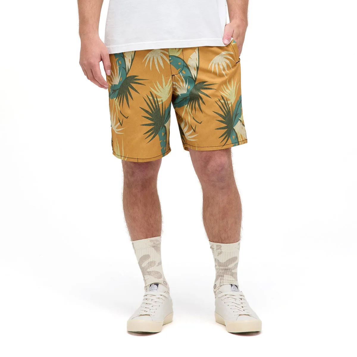 Slim Stretch PermeableCloth Stance Complex 7in Hybrid Shorts - Gold Fade