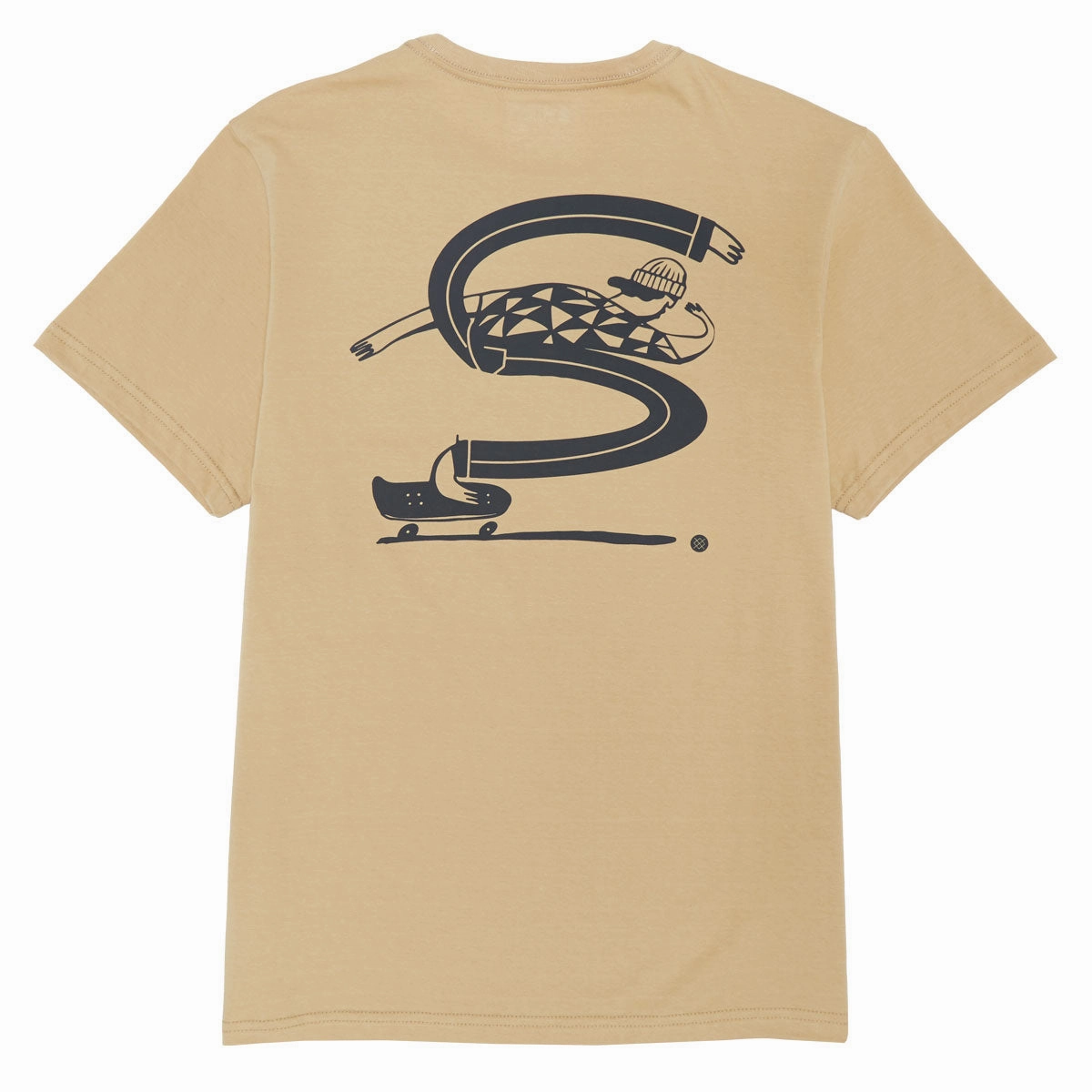 Soft and durable DropShoulderDesign Stance Pounding Pavement T-Shirt - Khaki