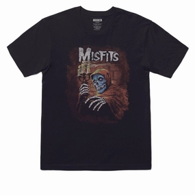 Stance x Misfits T-Shirt - Black Airflow Ventilation Stylish Layer Look