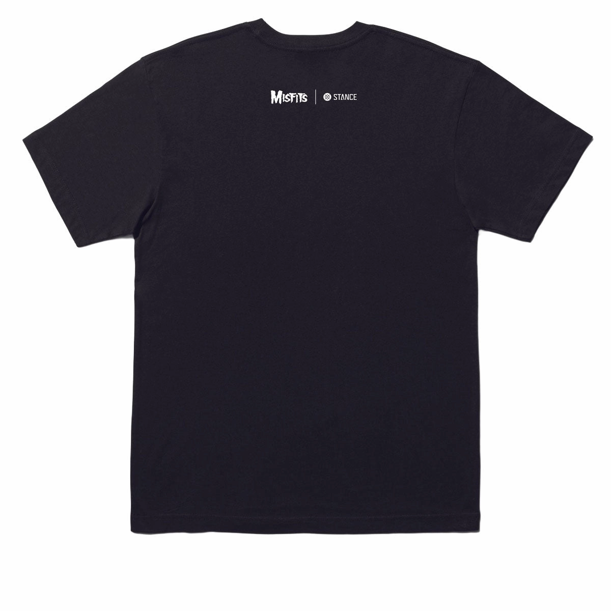 Stance x Misfits T-Shirt - Black Raw Hem Finish Smart Comfort