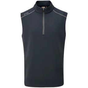 Square finish Ping Ramsey 1/2 Zip Gilet - Navy