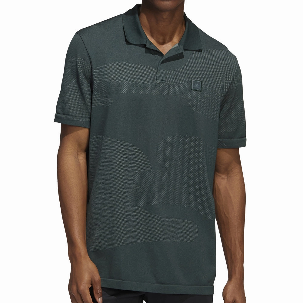 adidas Go-To Seamless Polo Shirt - Shadow Green Comfortable Shape