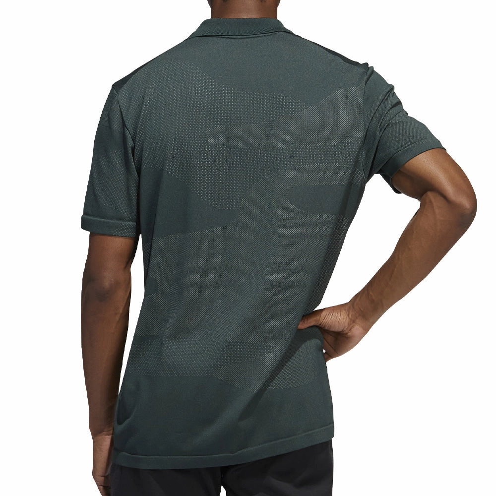 adidas Go-To Seamless Polo Shirt - Shadow Green Lightweight Look
