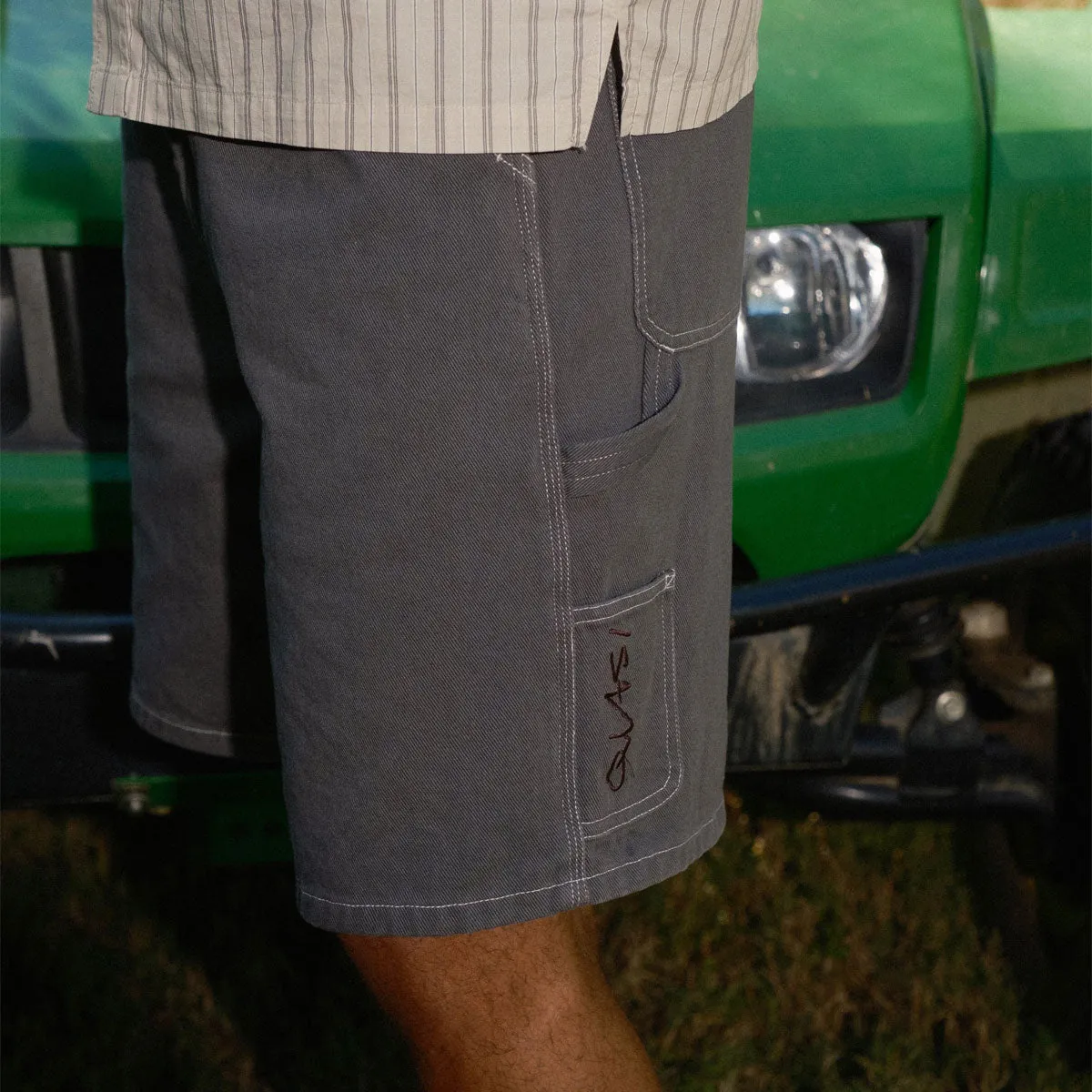Quasi Canyon Shorts - Shale Comfort waistband Foldable style