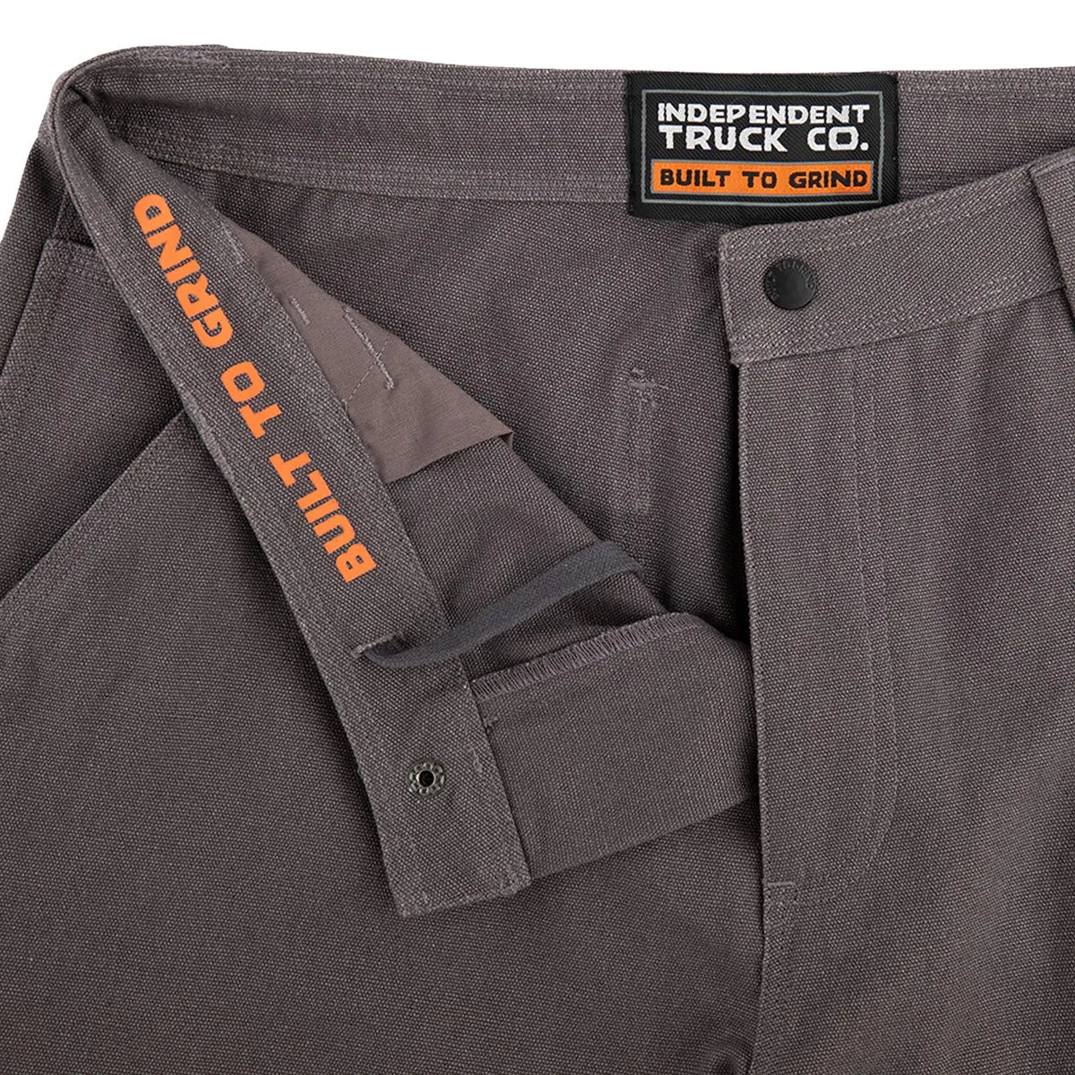 Independent Built To Grind Utility Pants - Pewter Stretch Movement