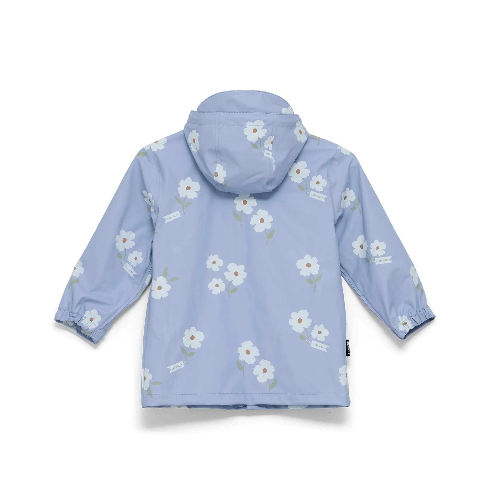 Crywolf Play Jacket Floral Periwinkle Street Explorer Fit Hooded Versatile Design