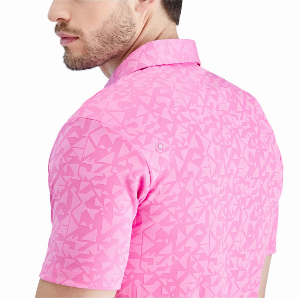 Good stretch Ping Geo-Camo Polo Shirt - Ultra Pink