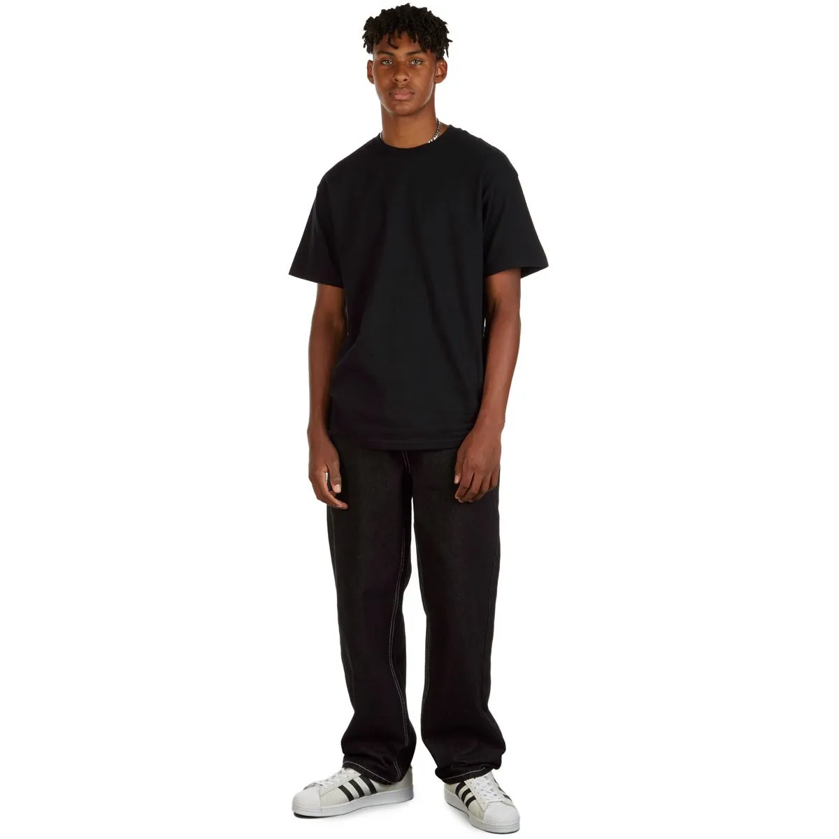 CCS Original Relaxed Denim Jeans - Overdyed Black AbrasionGuardTape