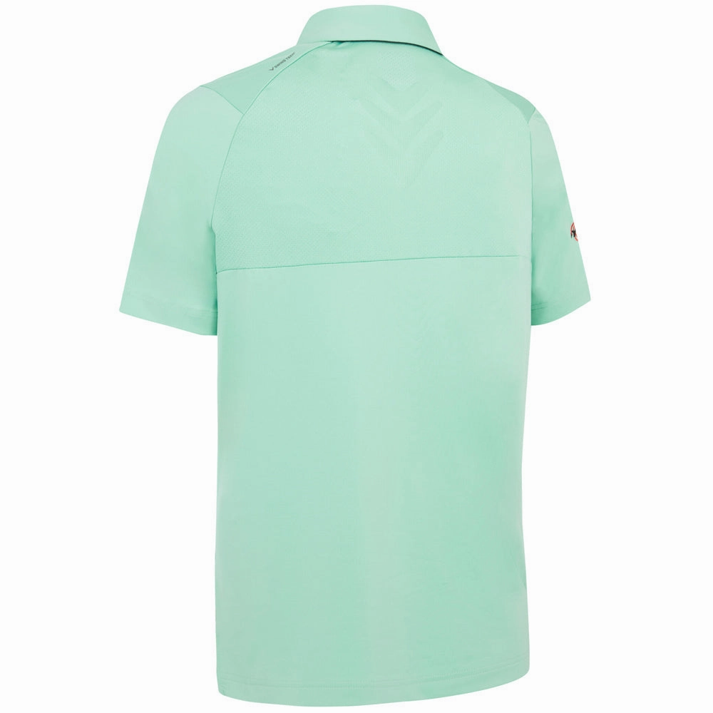 Fashion-Ready Callaway 3 Chev Odyssey Polo Shirt - Neptune Green
