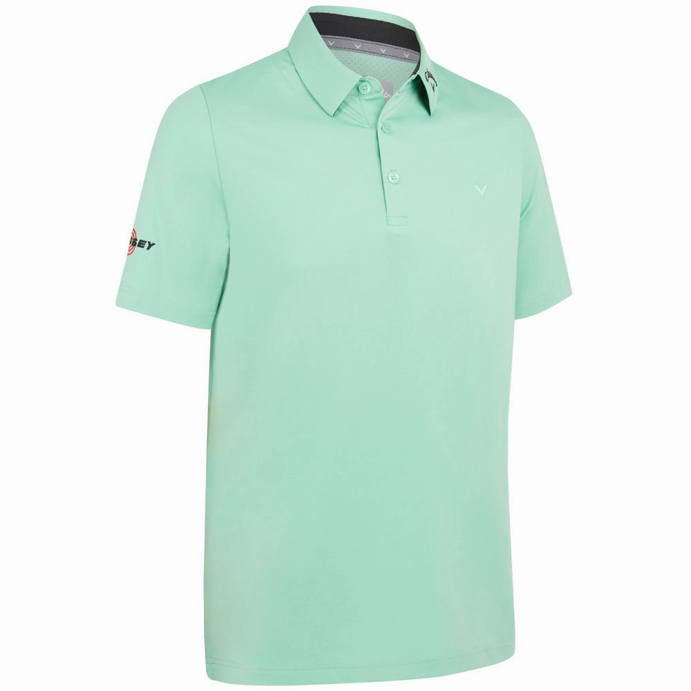 Abrasion Resistant Fabric Callaway 3 Chev Odyssey Polo Shirt - Neptune Green