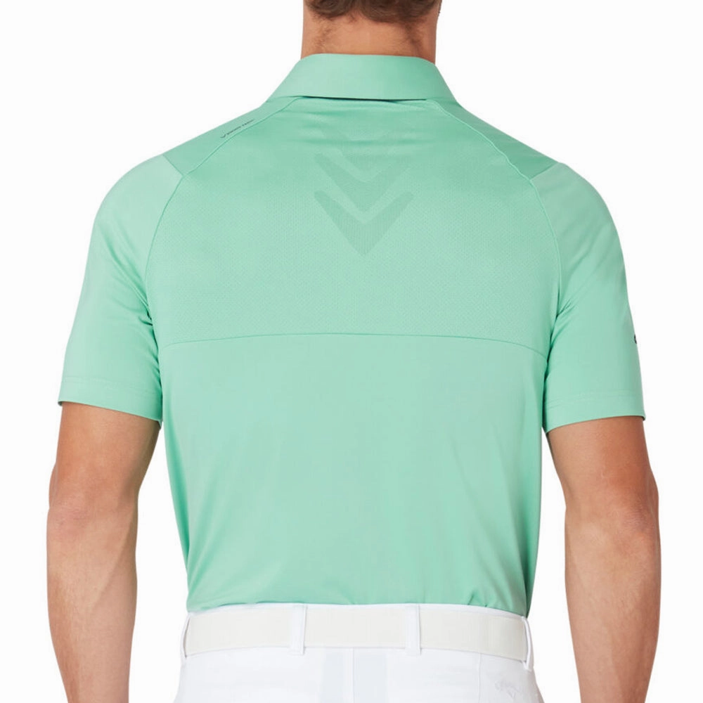 Callaway 3 Chev Odyssey Polo Shirt - Neptune Green Cozy and Fashionable