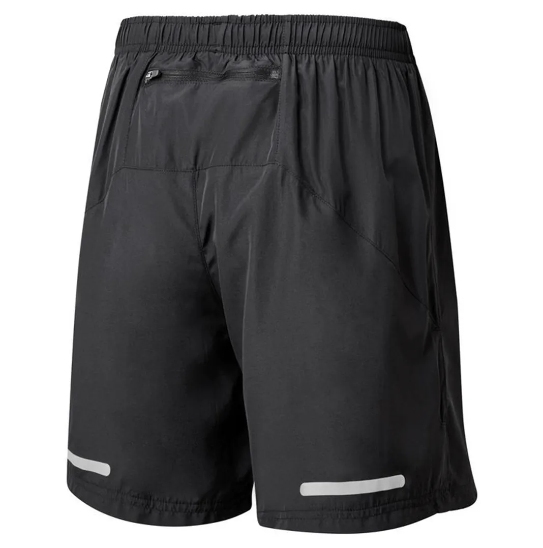 Ronhill Men's Core 5" Short in Black/Bright White SS25 Stretchable school clothing