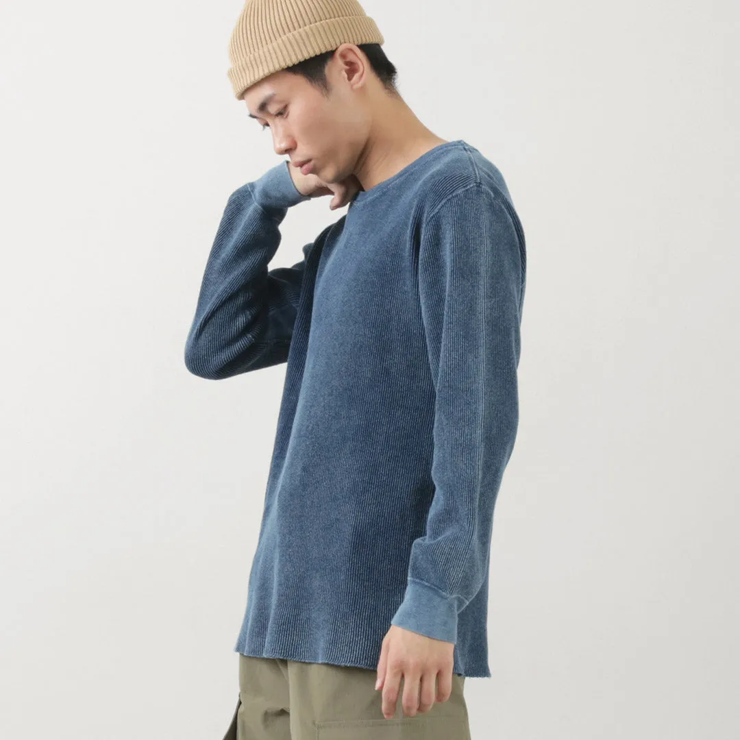Cozy Look GOOD ON / Indigo Long Sleeve Thermal T-Shirt
