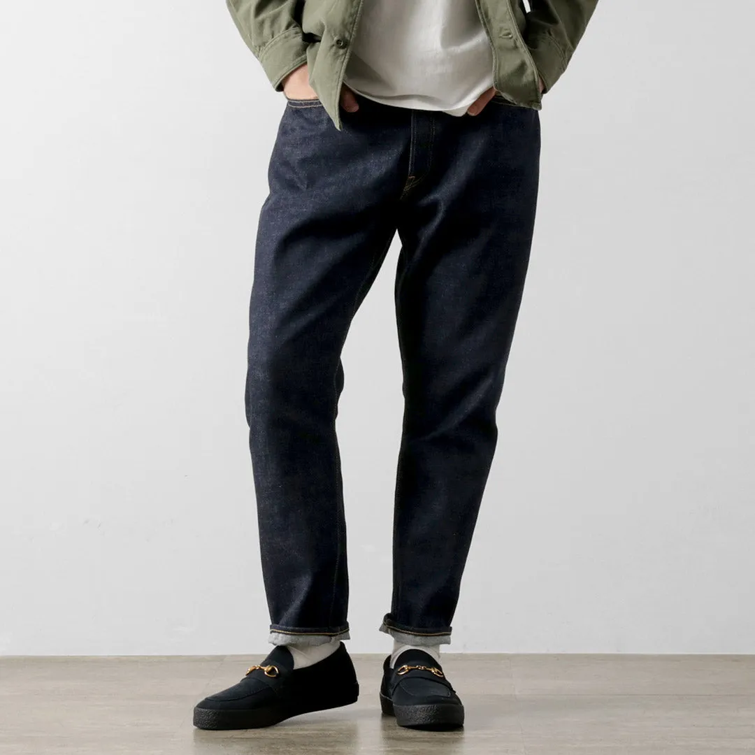 SANCA / 15.5 oz. Denim Tapered 5P Pants Abrasion Resistant Fabric Outfit Ready Style