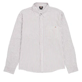 Dickies Gallatin Long Sleeve Shirt - Egret Fashion Statement