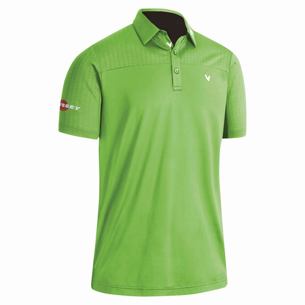 Callaway Odyssey Ventilated Blocked Polo Shirt - Jasmine Green Comfortable Fit Wear