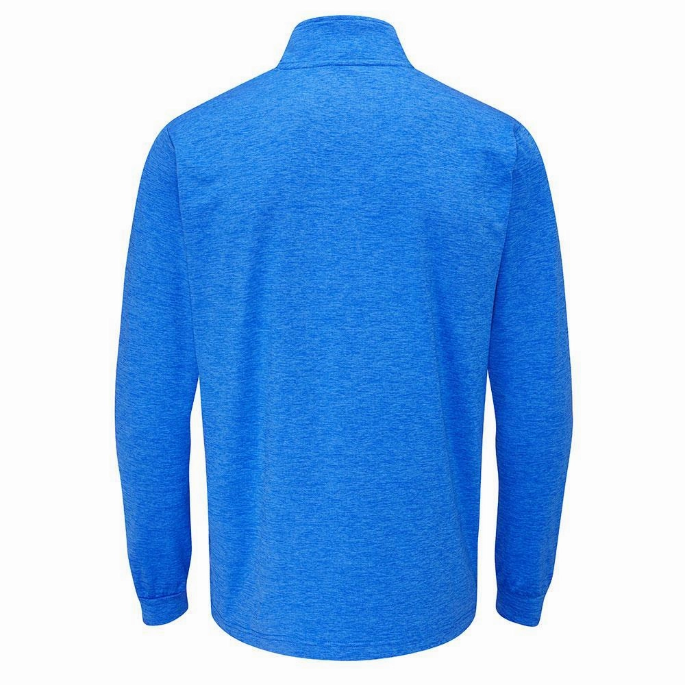 Stuburt Ellwood Midlayer - Royal Marl crew neck
