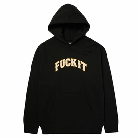 City Fashion Cozy Sense HUF Balboa Hoodie - Black