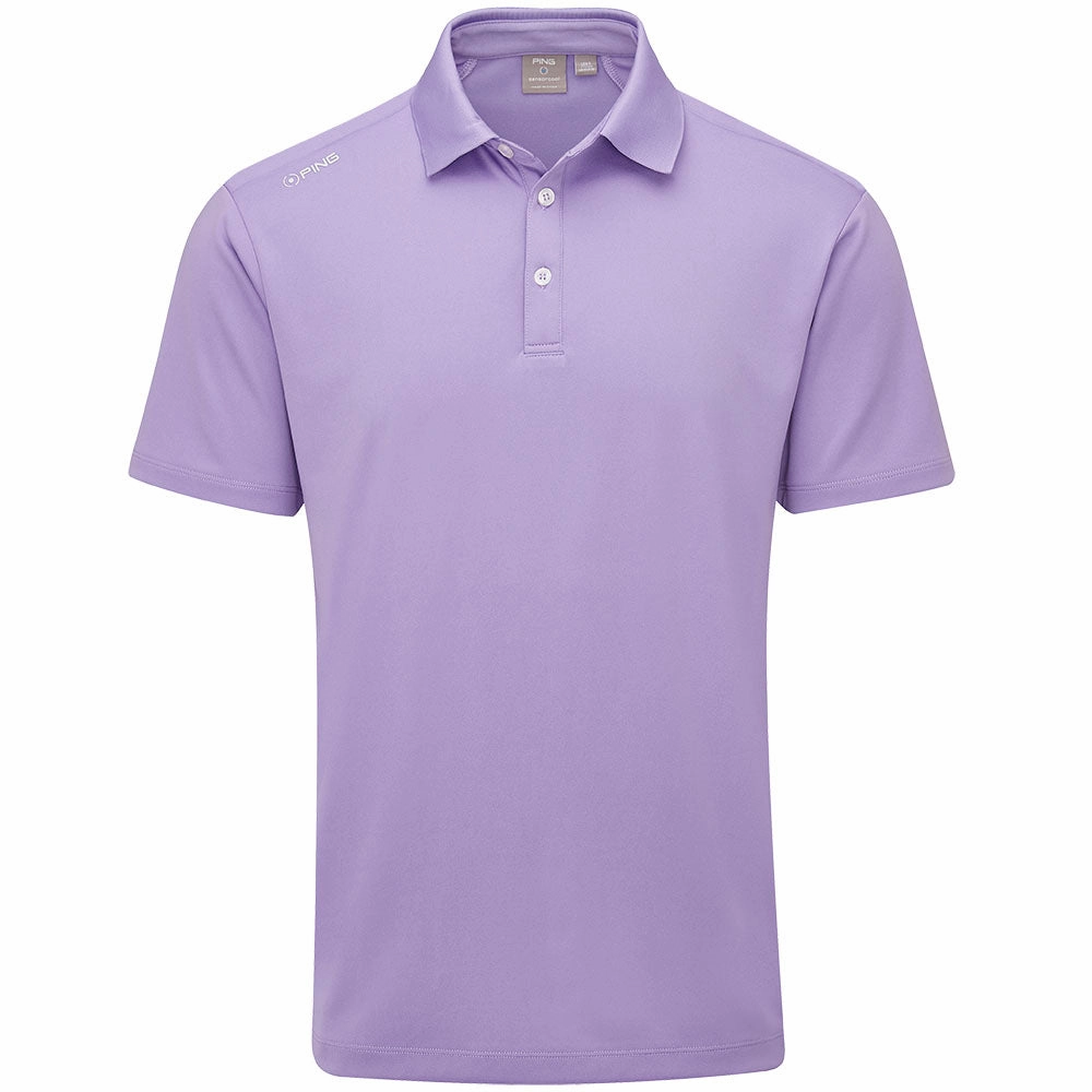 Lightweight Wear Ping Lindum SensorCool Polo Shirt - Violet