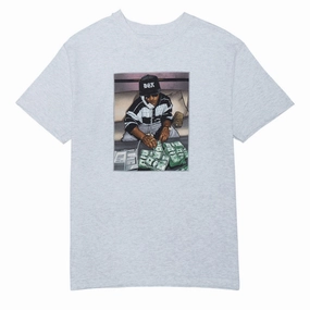 LayeredHemDetails Wool combination DGK Countdown T-Shirt - Ash