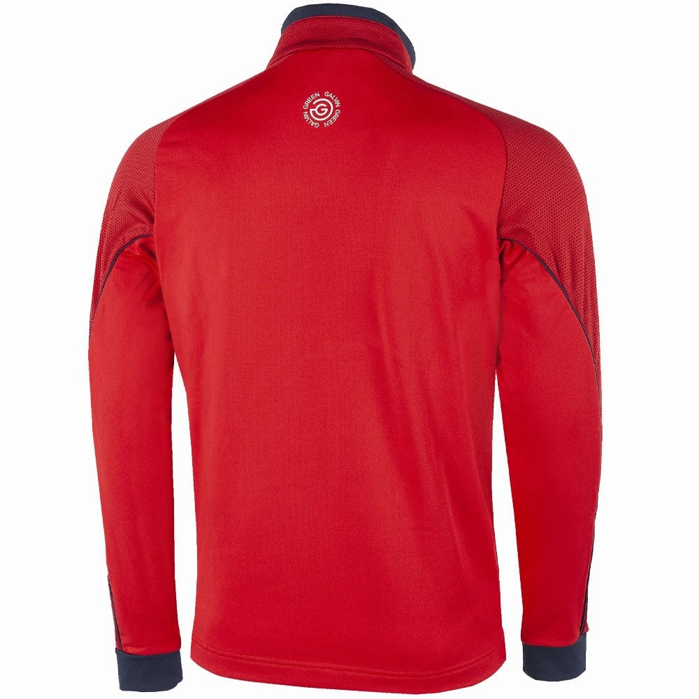 Affordable Urban Bold Galvin Green Daxton Insula 1/2 Zip Sweater - Red/Navy/White