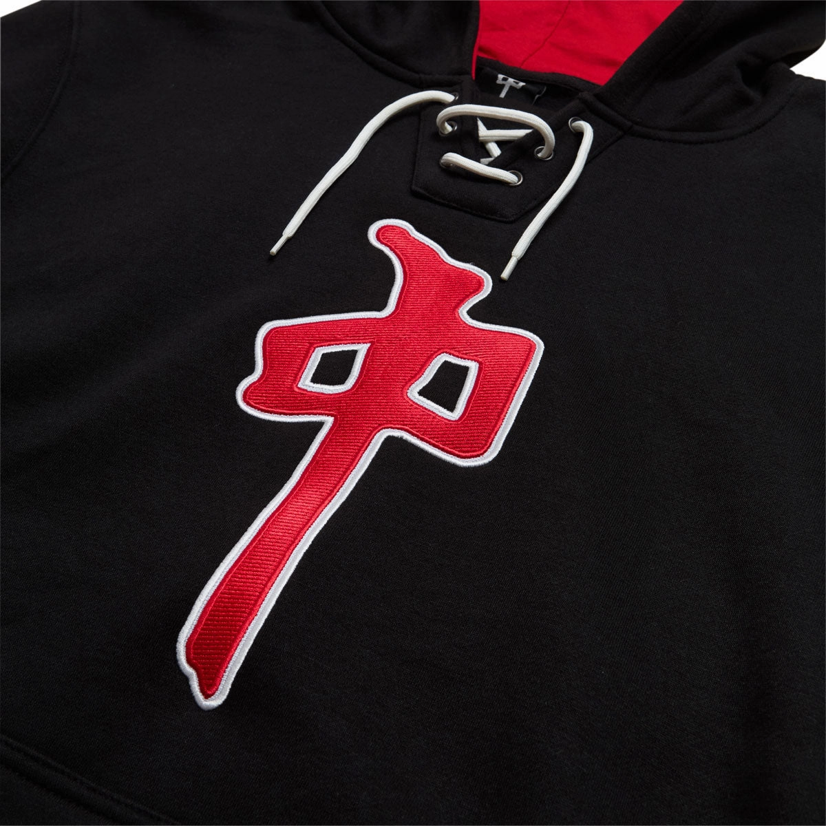 RDS Rink Hoodie - Black/Red Gazelle like