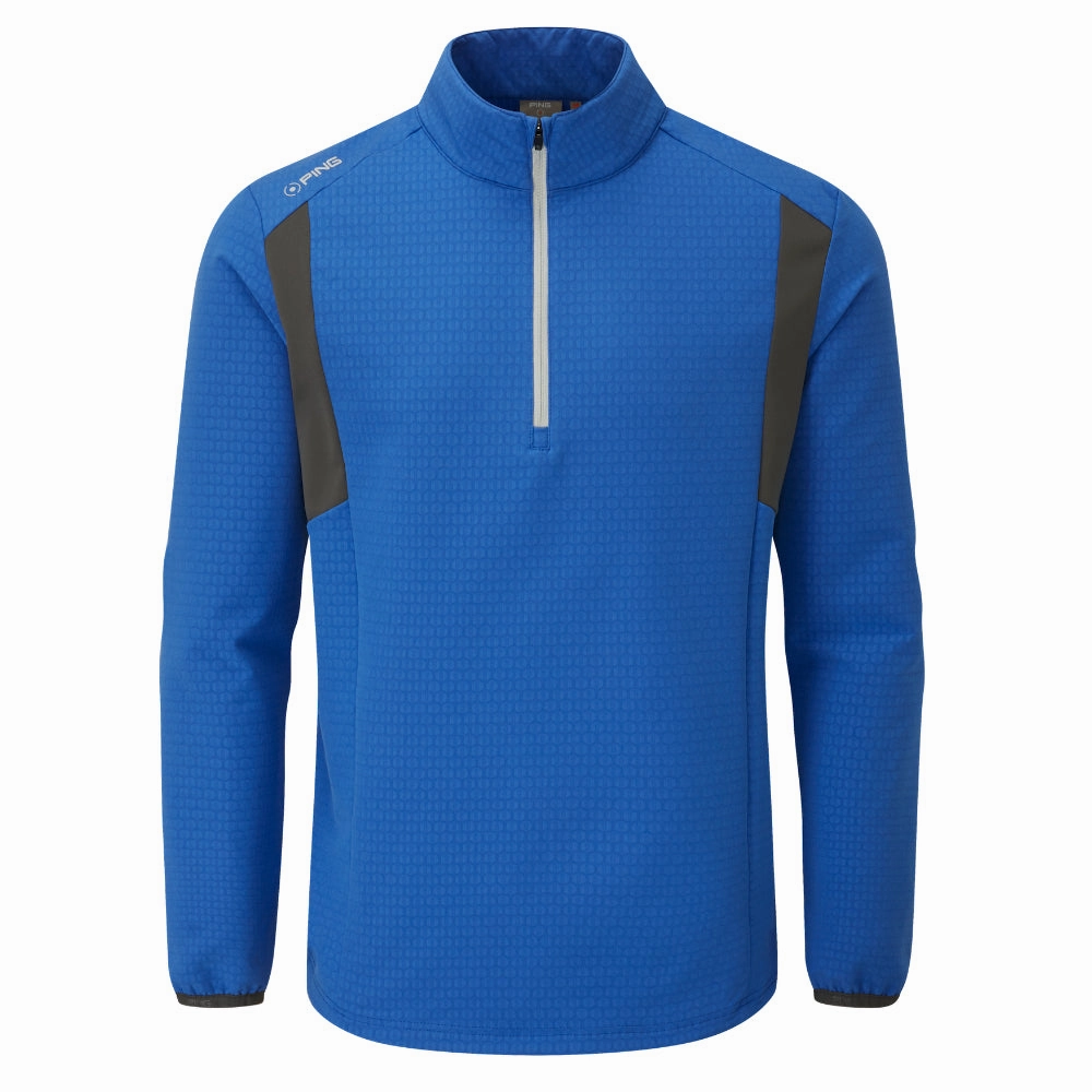 Ping Power 1/2 Zip Sweater - Delph Blue Stylish Comfort