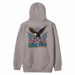 Subtle pattern Dark Seas Unified Hoodie - Cement
