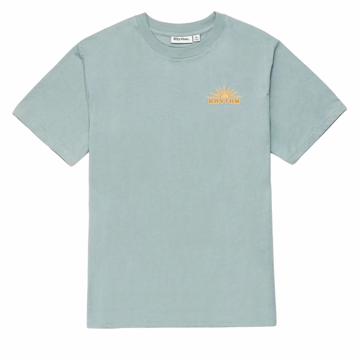 Rhythm Frame T-Shirt - Seafoam NoSideSeams Casual Chic Look