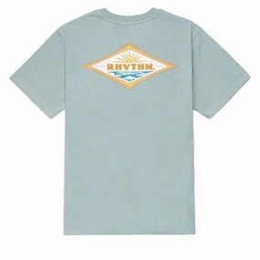 Rhythm Frame T-Shirt - Seafoam Casual everyday wear Comfort Design