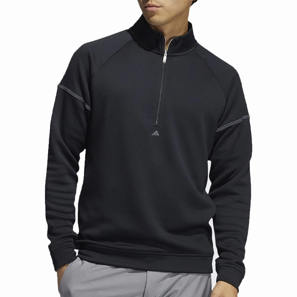 Street Relaxed side pocket adidas Equipment 1/4 Zip Sweater - Black
