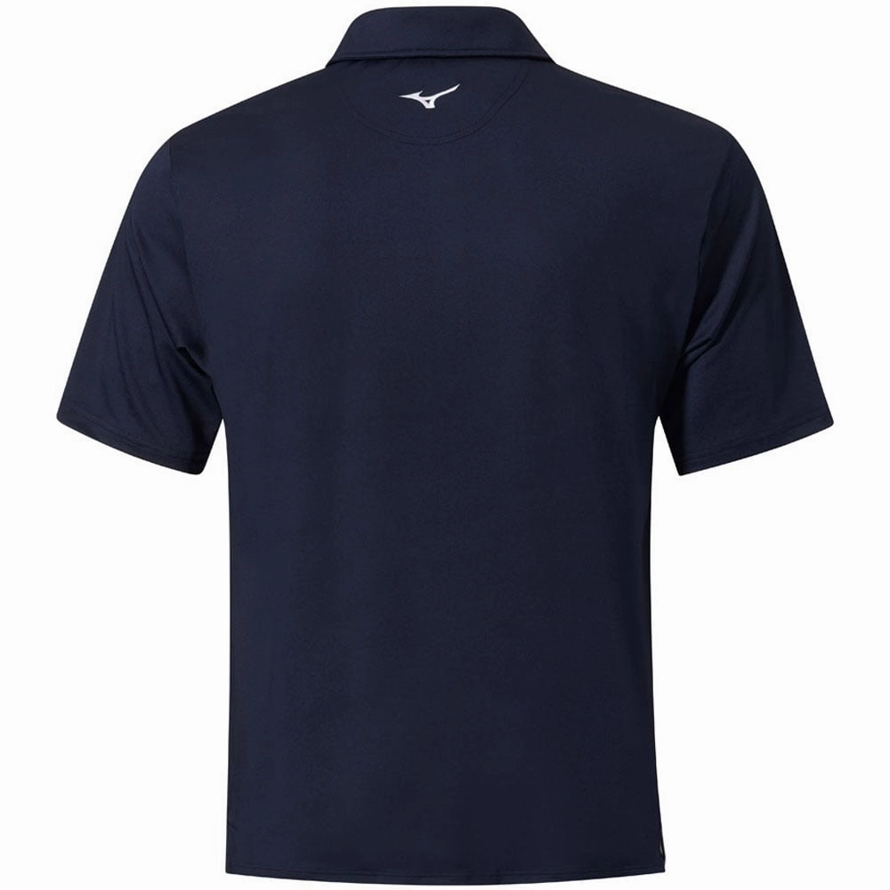 Easy Wear Mizuno Quick Dry Elite Gradient Polo Shirt - Deep Navy