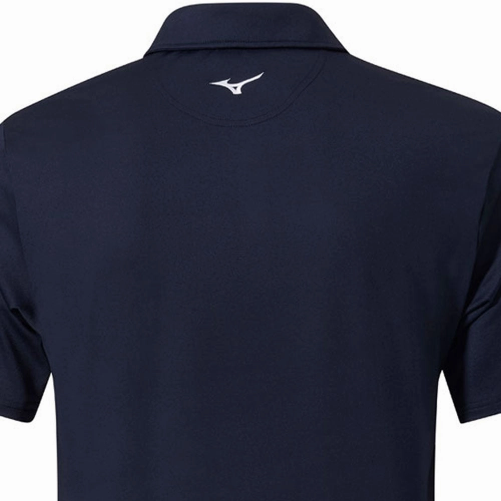 Mizuno Quick Dry Elite Gradient Polo Shirt - Deep Navy Casual everyday wear Trendy Top