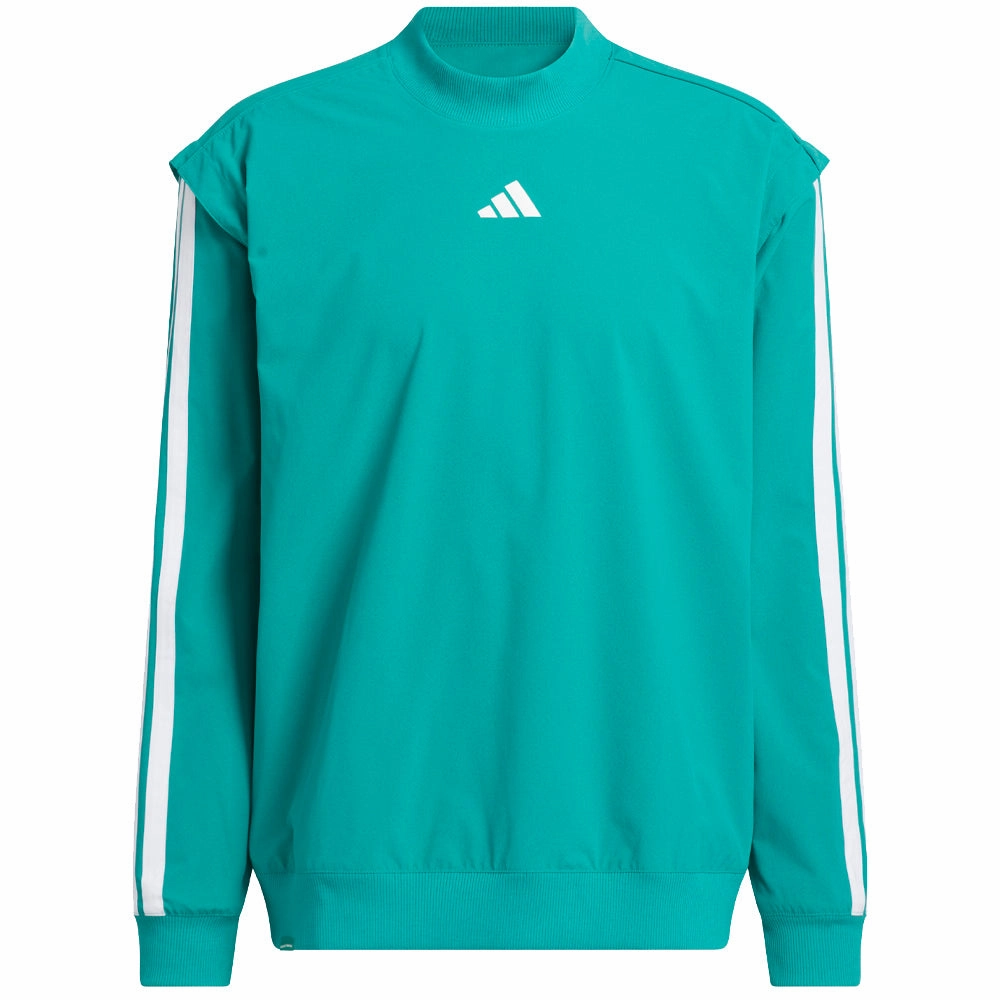 Concert wear adidas Beyond Twistweave Hybrid Loose Sweatshirt - Pure Teal